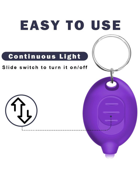 Linterna Mini UV LED Daemson de Llavero - 12 Lúmenes - 6 Piezas Linterna Mini UV LED Daemson de Llavero - 12 Lúmenes - 6 Piezas