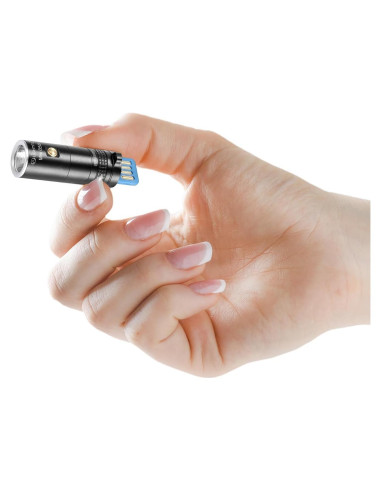 Linterna UV Recargable LIGHTFE Mini05D Compacta 365nm