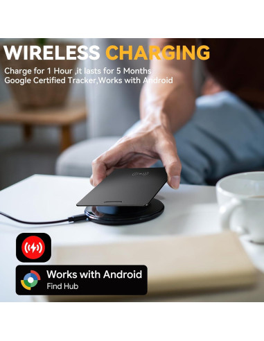 Localizador de billetera FYSCKEJI Bluetooth IP68 Android