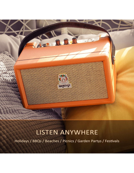 Altavoz Bluetooth Portátil Orange Caja Naranja 50W 15h Batería Altavoz Bluetooth Portátil Orange Caja Naranja 50W 15h Batería