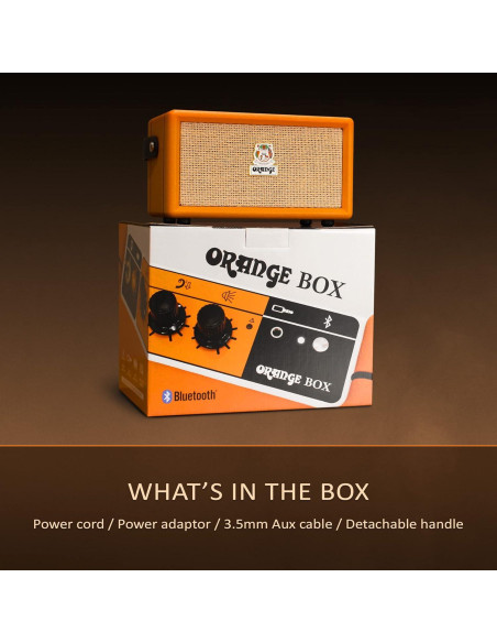 Altavoz Bluetooth Portátil Orange Caja Naranja 50W 15h Batería Altavoz Bluetooth Portátil Orange Caja Naranja 50W 15h Batería
