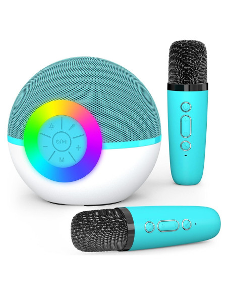 Máquina de Karaoke Mini Mgaolo T97 Bluetooth 5.3 Verde Máquina de Karaoke Mini Mgaolo T97 Bluetooth 5.3 Verde