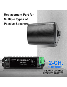 Amplificador Mini 5.1 Bluetooth STUDIOFINIX TA2002 100W 2