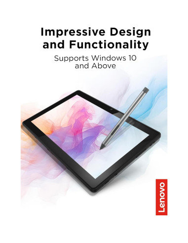 Lápiz Digital Lenovo 2 - Ultra-Táctil - 4096 Niveles de Presión - Gris