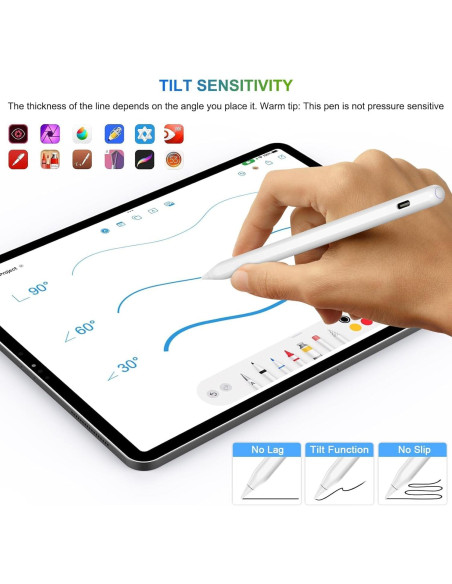 Lápiz HATOKU 2da Generación Carga Inalámbrica para iPad Lápiz HATOKU 2da Generación Carga Inalámbrica para iPad