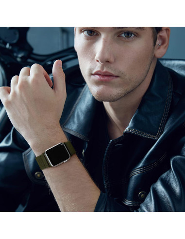 Banda Elástica de Nylon DaQin para Apple Watch 44mm 49mm 3 Piezas
