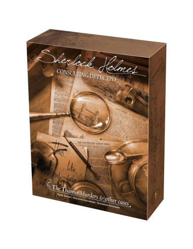 Juego de Mesa Sherlock Holmes Detective Consultor - Misterios Victorianos para 1-8 Jugadores, 90 Min