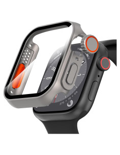 Funda Protectora Suoman para Apple Watch 45mm - Vidrio Templado