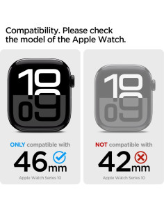 Correa Deportiva Spigen Liquid Air Pro para Apple Watch 10 46mm - Negro Mate 2