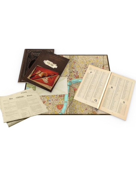 Juego de Mesa Sherlock Holmes Detective Consultor - Misterios Victorianos para 1-8 Jugadores, 90 Min Juego de Mesa Sherlock Holmes Detective Consultor - Misterios Victorianos para 1-8 Jugadores, 90 Min