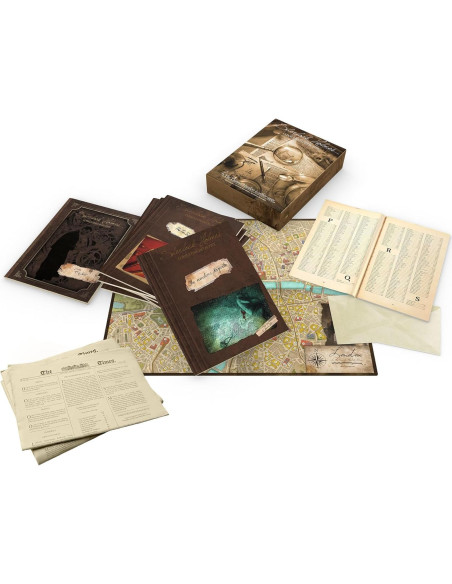Juego de Mesa Sherlock Holmes Detective Consultor - Misterios Victorianos para 1-8 Jugadores, 90 Min Juego de Mesa Sherlock Holmes Detective Consultor - Misterios Victorianos para 1-8 Jugadores, 90 Min