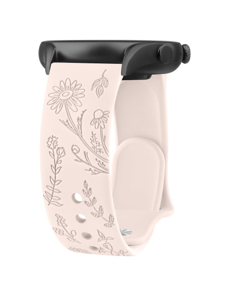 Correa de Reloj Inteligente Meliya 22mm Floral Silicona Correa de Reloj Inteligente Meliya 22mm Floral Silicona