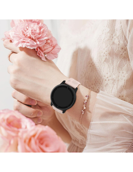 Correa de Reloj Inteligente Meliya 22mm Floral Silicona Correa de Reloj Inteligente Meliya 22mm Floral Silicona