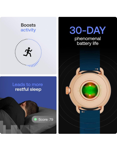 Reloj Inteligente Híbrido Withings ScanWatch 2 38mm Oro Rosa