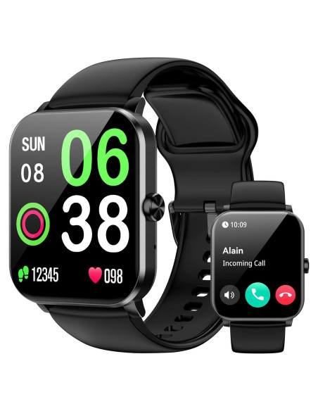 Reloj Inteligente QONBINK L70 Negro 1.85" HD Bluetooth IP68 Reloj Inteligente QONBINK L70 Negro 1.85" HD Bluetooth IP68