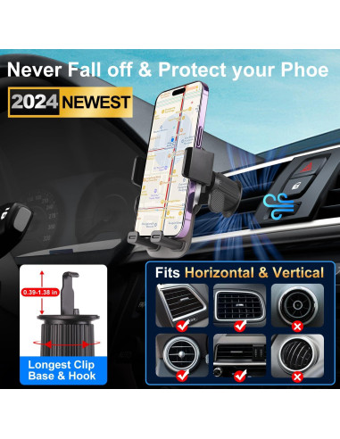 Soporte para Teléfono de Automóvil AVOMOCO Universal 4-7.2"