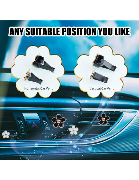 Aromatizantes de Aire para Auto DEDC - 4 Piezas Clips Decorativos Aromatizantes de Aire para Auto DEDC - 4 Piezas Clips Decorativos