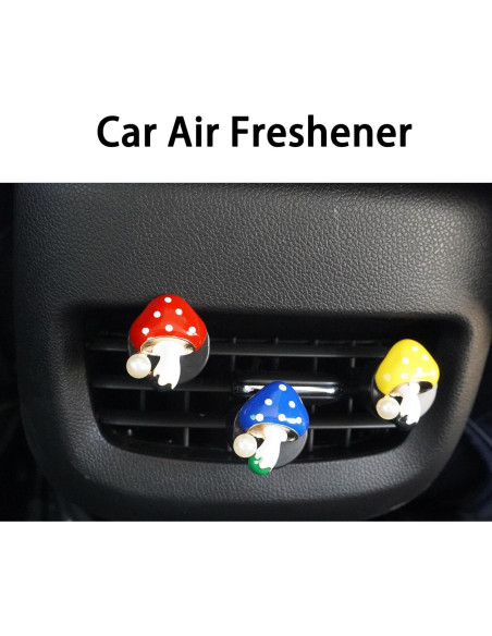 Ambientador de aire para coche XPMY en forma de hongo Fresa Ambientador de aire para coche XPMY en forma de hongo Fresa