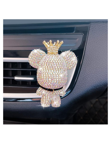 Ambientador de coche Oso de Strass XINJIAN 6.3x8cm