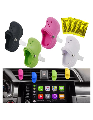 Ambientadores de Auto Clip NO VACANY - 4 Pcs Fragancia Reutilizable