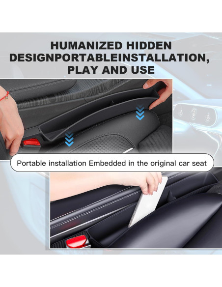 Organizador de Relleno Espacio Asientos Coche ONISMEZ 2PCS USB Organizador de Relleno Espacio Asientos Coche ONISMEZ 2PCS USB