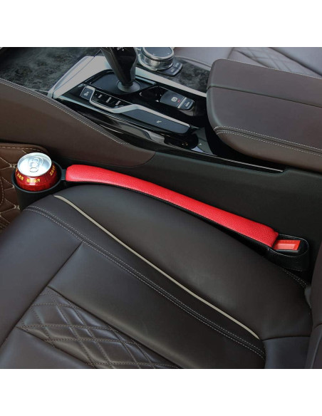 Relleno de Espacio para Asiento de Coche Supin Negro y Rojo Relleno de Espacio para Asiento de Coche Supin Negro y Rojo