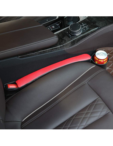 Relleno de Espacio para Asiento de Coche Supin Negro y Rojo
