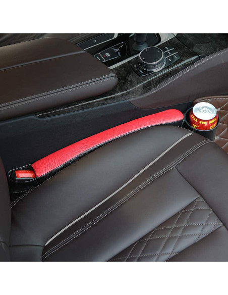 Relleno de Espacio para Asiento de Coche Supin Negro y Rojo Relleno de Espacio para Asiento de Coche Supin Negro y Rojo
