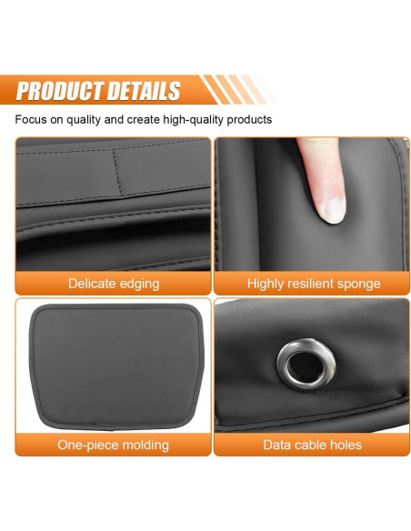Organizador de Espacio entre Asientos de Coche LAINLOY Negro Organizador de Espacio entre Asientos de Coche LAINLOY Negro