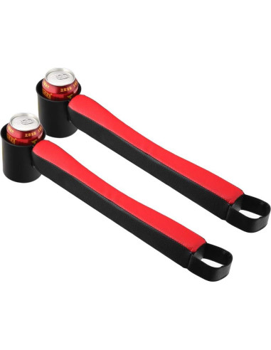 Relleno de Espacio para Asiento de Coche Supin Negro y Rojo