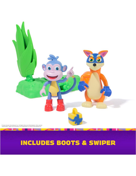 Paquete de Aventura Dora la Exploradora Spin Master con Boots y Swiper Paquete de Aventura Dora la Exploradora Spin Master con Boots y Swiper
