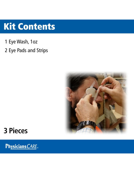 Kit de Lavado Ocular de Emergencia PhysiciansCare 5 Piezas Kit de Lavado Ocular de Emergencia PhysiciansCare 5 Piezas