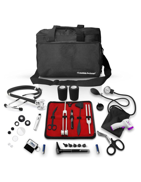 Kit de Enfermería ASA TECHMED 18 Piezas Estetoscopio y Más Kit de Enfermería ASA TECHMED 18 Piezas Estetoscopio y Más