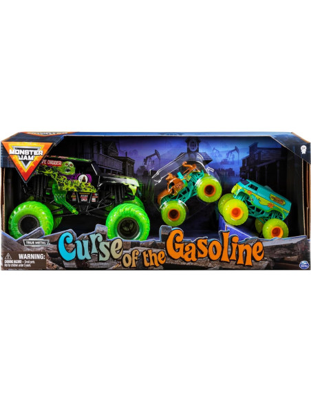 Monster Jam Die-Cast 3-Pack Maldición de La Gasolina Monster Jam Die-Cast 3-Pack Maldición de La Gasolina