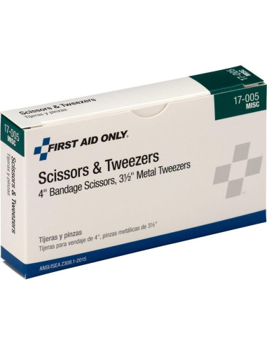 Kit de Tijeras y Pinzas de Primeros Auxilios First Aid Only
