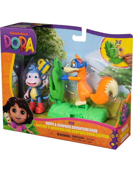 Paquete de Aventura Dora la Exploradora Spin Master con Boots y Swiper Paquete de Aventura Dora la Exploradora Spin Master con Boots y Swiper