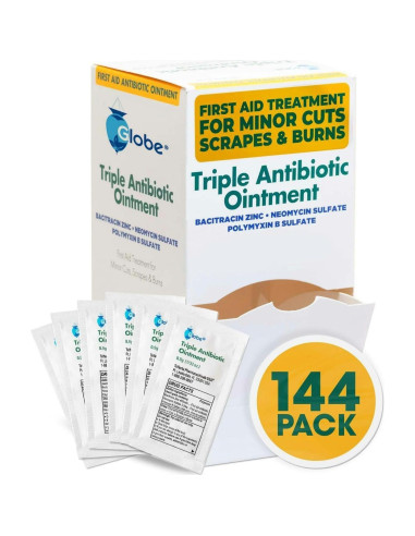 Ungüento Antibiótico Triple Globe 0.9g - Paquete de 144