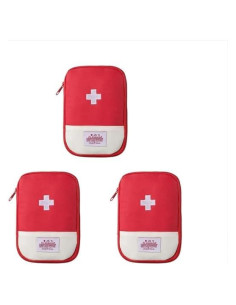 Kit de Primeros Auxilios Mini Rojo ZhangyiHot 3 Piezas 95g