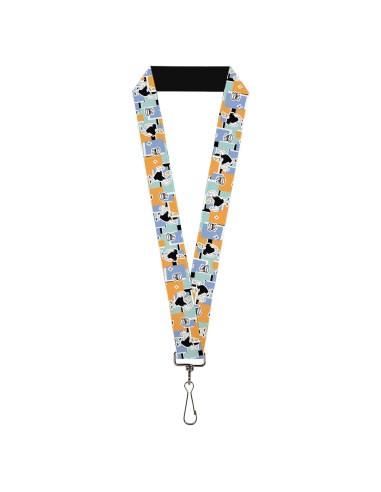 Lanyard Johnny Bravo Elástico 2.54 cm x 111.76 cm Licencia Oficial