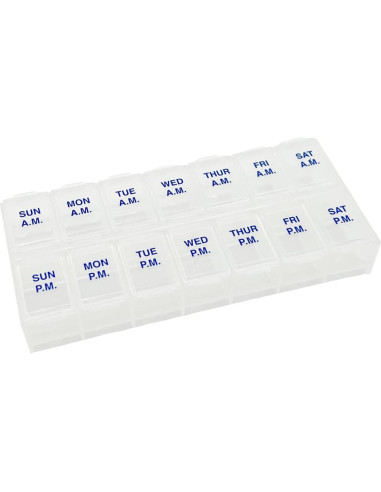 Planificador de Pastillas Semanal Ezy Dose AM/PM 7 Días
