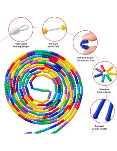 Cuerda de Saltar Doble Holandesa Newbyst 4.88 m Ajustable 2