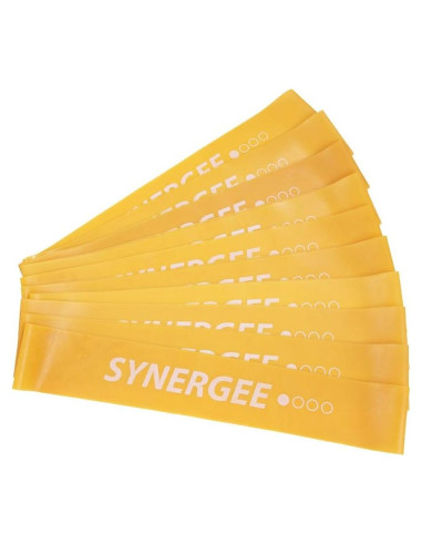 Bandas de Resistencia Mini Loop Synergee 10 Unidades Amarillo