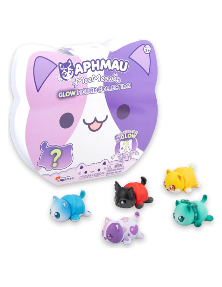 Figuras Coleccionables Brillantes en la Oscuridad Aphmau - 5 Piezas Figuras Coleccionables Brillantes en la Oscuridad Aphmau - 5 Piezas