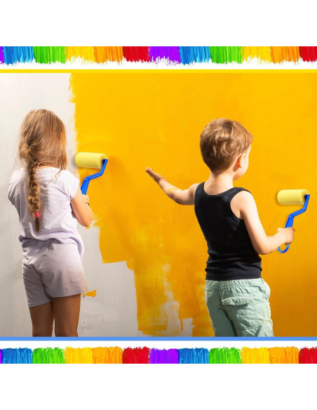 Rodillos de Pintura de Espuma Tenceur 50 Piezas 7 cm Rodillos de Pintura de Espuma Tenceur 50 Piezas 7 cm