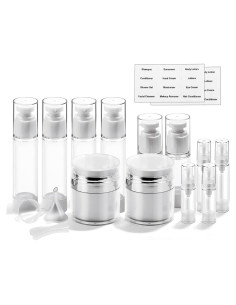 Paquete de 18 Tarros de Bomba Sin Aire Bubimon 50ml-5ml