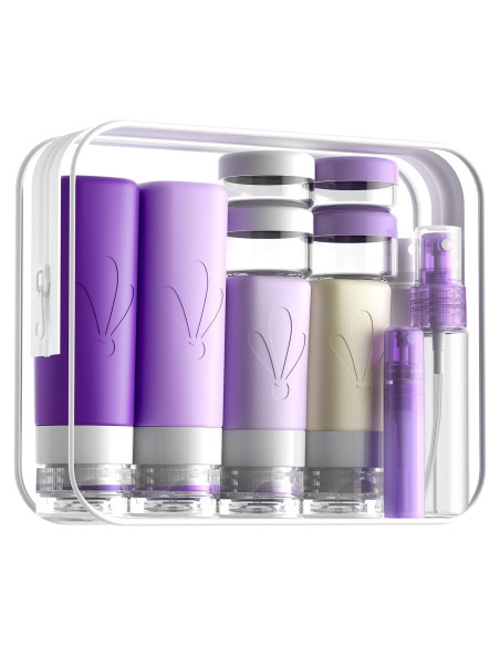 Conjunto de Botellas de Viaje INSFIT 17 Pack Silicona A Prueba de Fugas Conjunto de Botellas de Viaje INSFIT 17 Pack Silicona A Prueba de Fugas