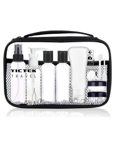 Kit de Botellas de Viaje Yictek 8 Piezas Aprobado TSA