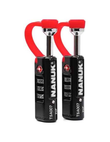 Candados TSA NANUK 2-Pack - Seguridad para Viajes 218g Candados TSA NANUK 2-Pack - Seguridad para Viajes 218g