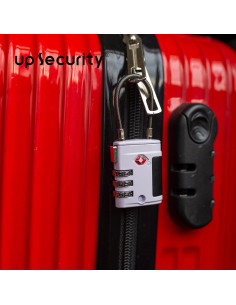 Candado de Combinación TSA UP Security - Negro y Morado 2