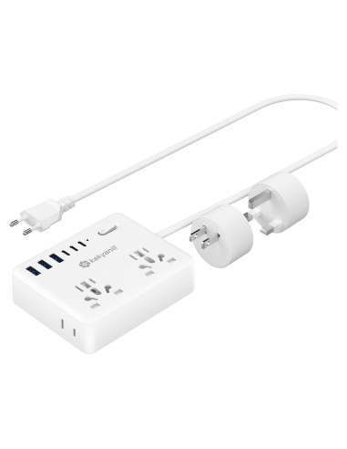 Adaptador de Viaje Universal Kakyanill 10 en 1 con USB C